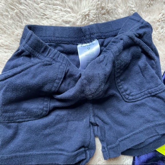 Baby Boy Soft Shorts Lot Bundle (3 pairs) 9-12 months Carters - Picture 6 of 7